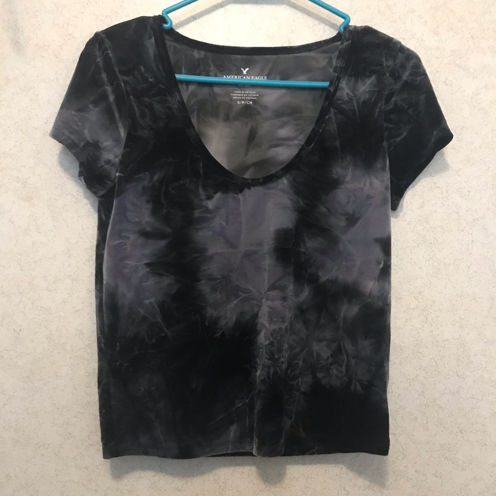 American Eagle velvet shirt